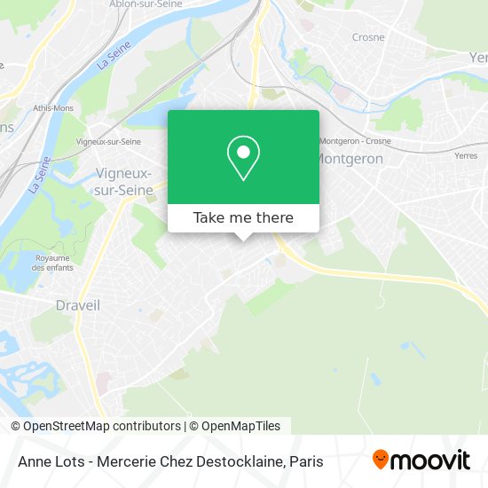 Mapa Anne Lots - Mercerie Chez Destocklaine