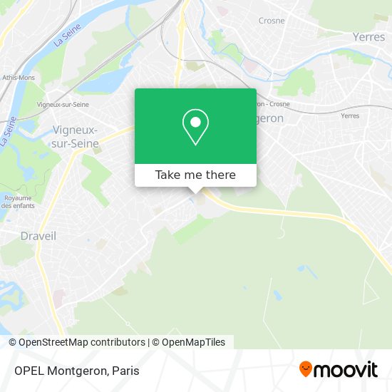 OPEL Montgeron map