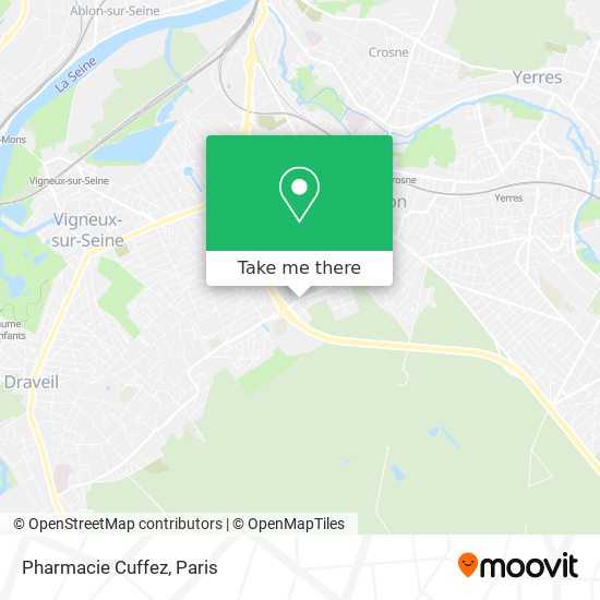 Pharmacie Cuffez map