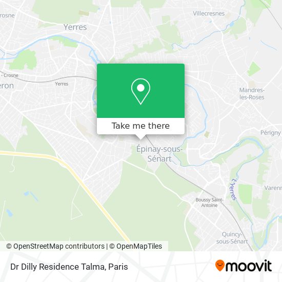 Dr Dilly Residence Talma map