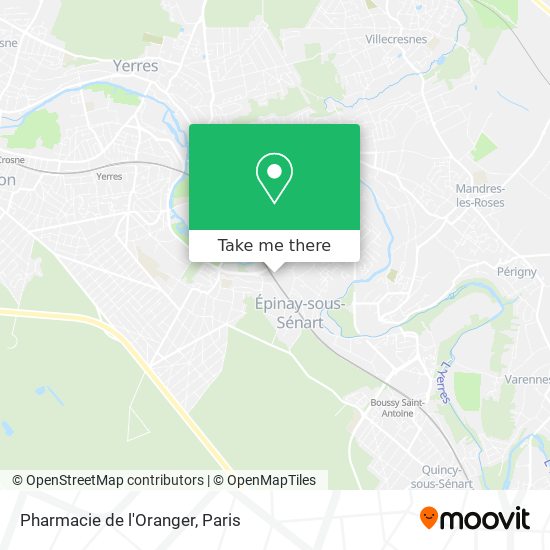 Mapa Pharmacie de l'Oranger