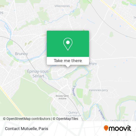 Contact Mutuelle map