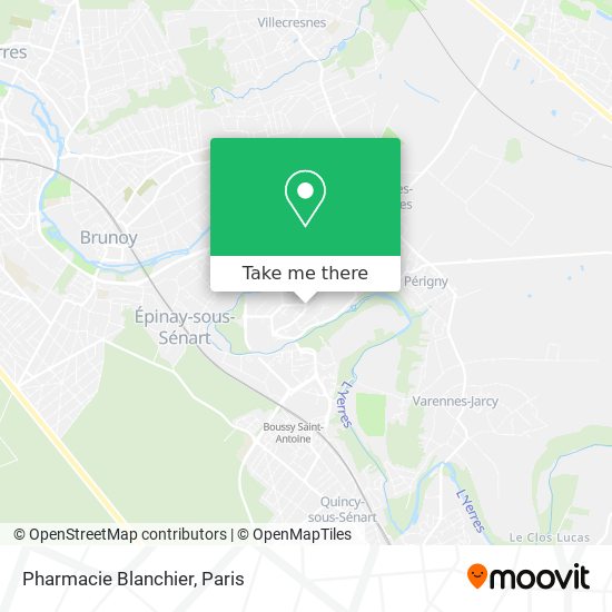 Pharmacie Blanchier map