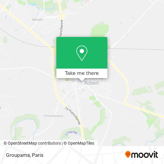 Groupama map