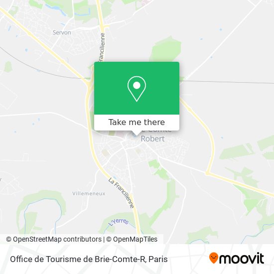 Office de Tourisme de Brie-Comte-R map