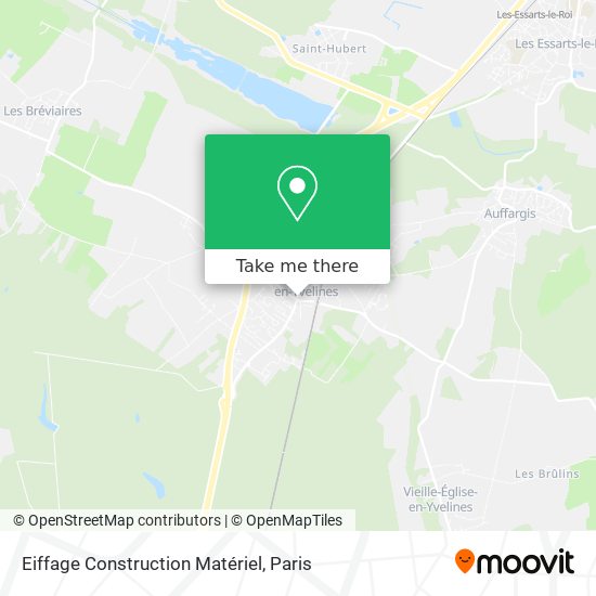 Eiffage Construction Matériel map