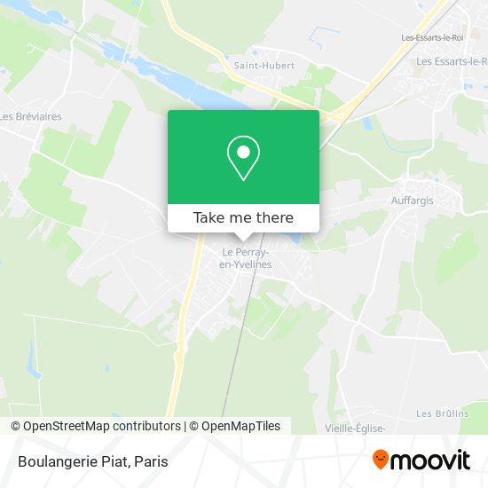 Mapa Boulangerie Piat