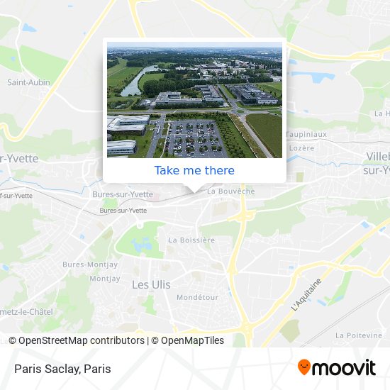 Paris Saclay map