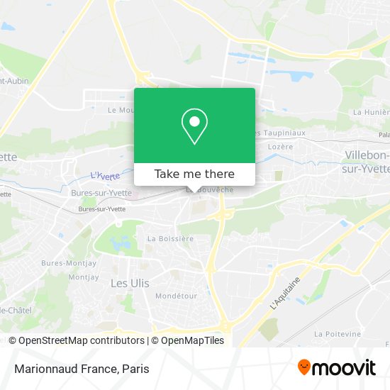 Marionnaud France map