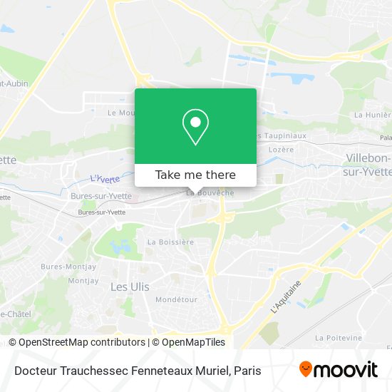 Docteur Trauchessec Fenneteaux Muriel map