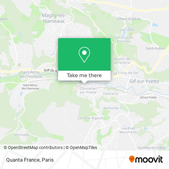 Quanta France map