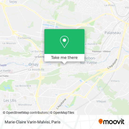 Mapa Marie-Claire Varin-Malvisi