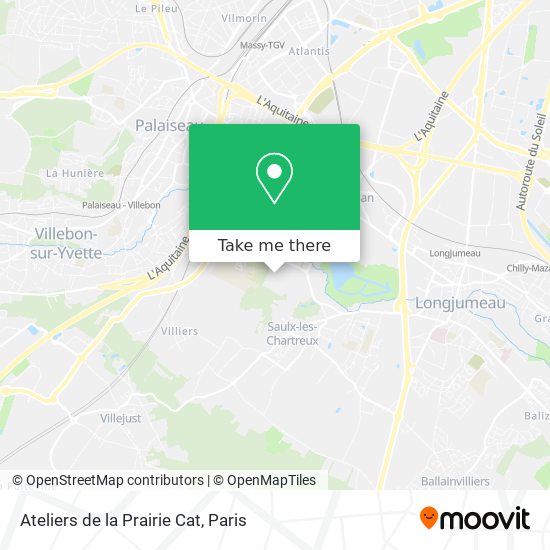 Ateliers de la Prairie Cat map