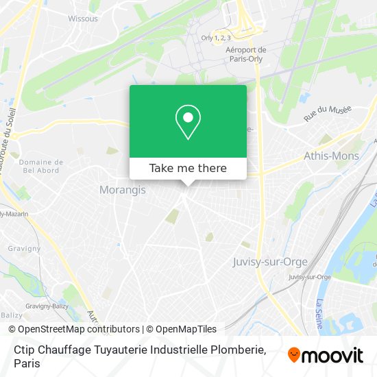 Ctip Chauffage Tuyauterie Industrielle Plomberie map