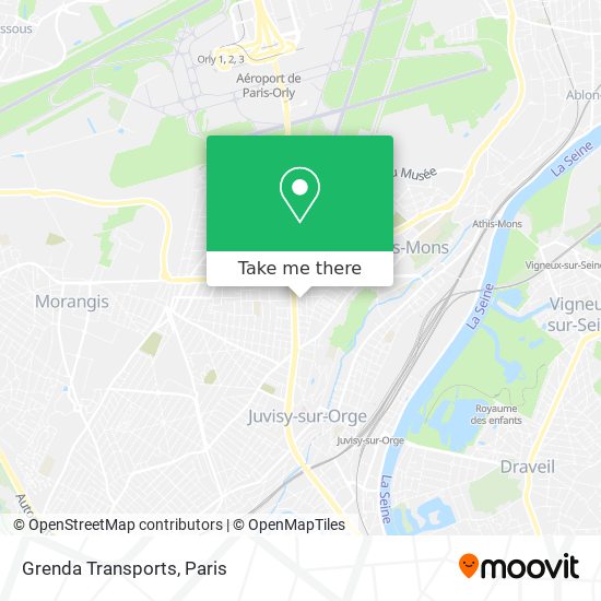 Grenda Transports map