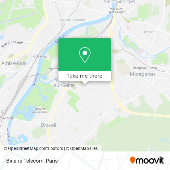 Binaire Telecom map