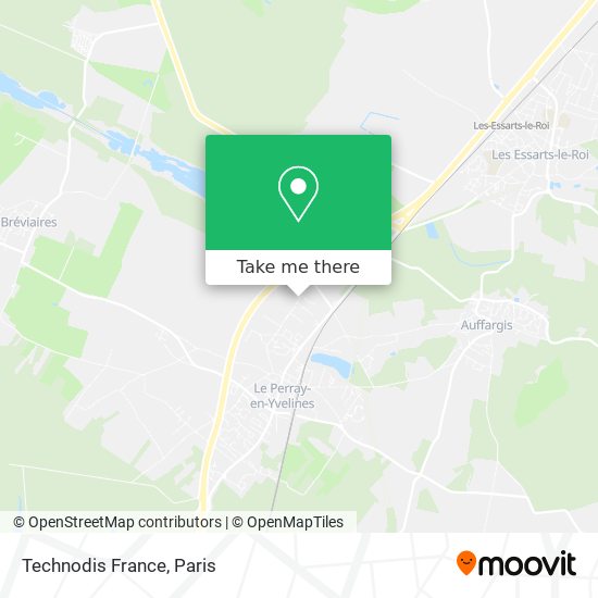 Technodis France map