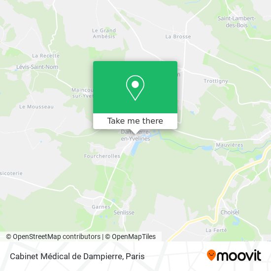 Cabinet Médical de Dampierre map