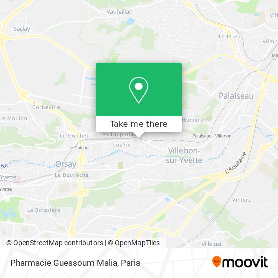 Mapa Pharmacie Guessoum Malia