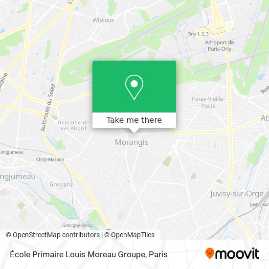 École Primaire Louis Moreau Groupe map
