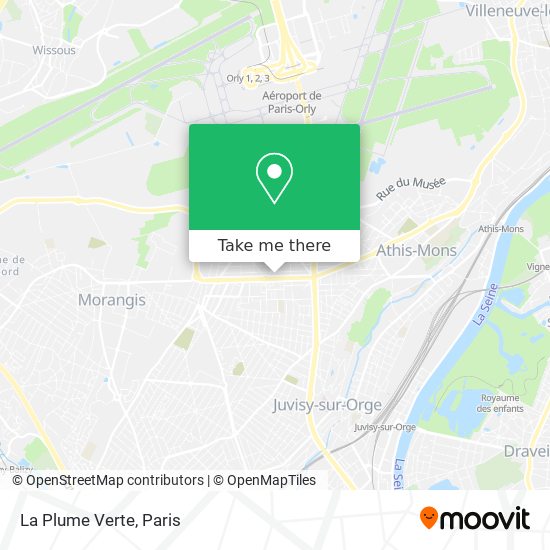 La Plume Verte map