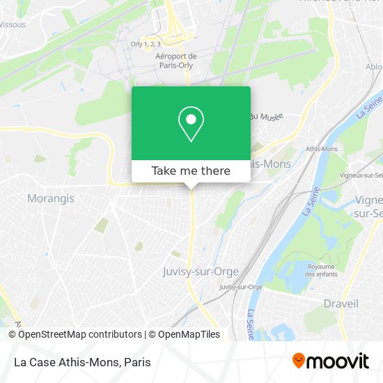 La Case Athis-Mons map