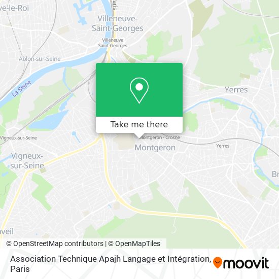Association Technique Apajh Langage et Intégration map