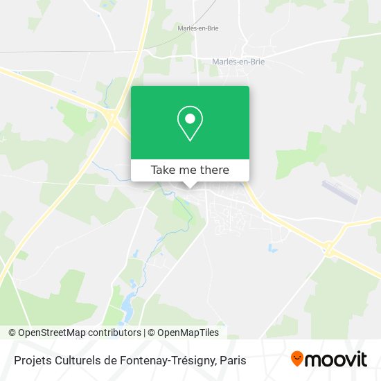 Projets Culturels de Fontenay-Trésigny map