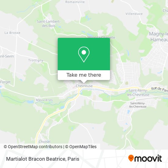 Mapa Martialot Bracon Beatrice