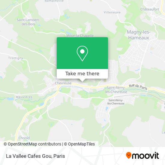 La Vallee Cafes Gou map