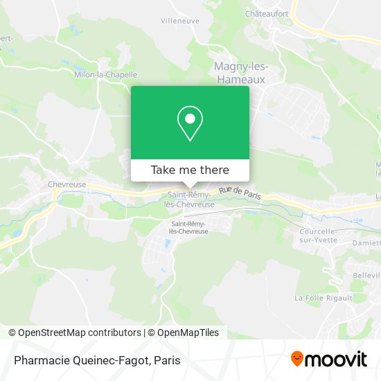 Mapa Pharmacie Queinec-Fagot