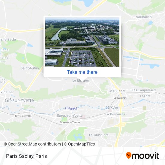 Paris Saclay map