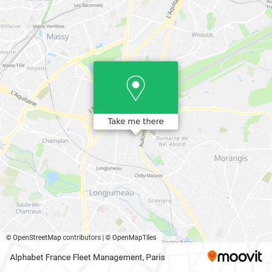 Alphabet France Fleet Management map
