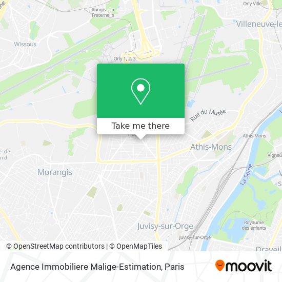 Agence Immobiliere Malige-Estimation map