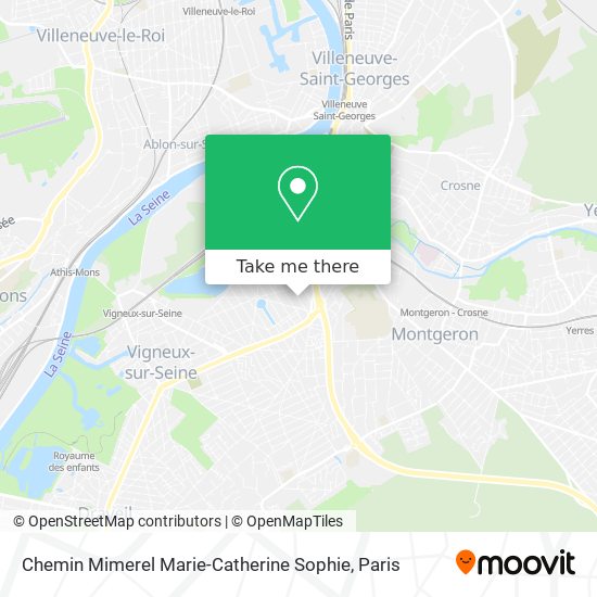 Mapa Chemin Mimerel Marie-Catherine Sophie