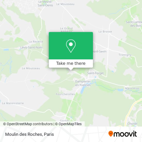 Moulin des Roches map