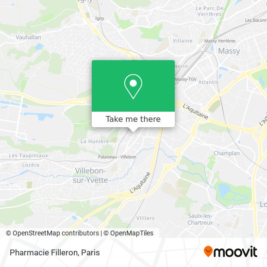 Pharmacie Filleron map