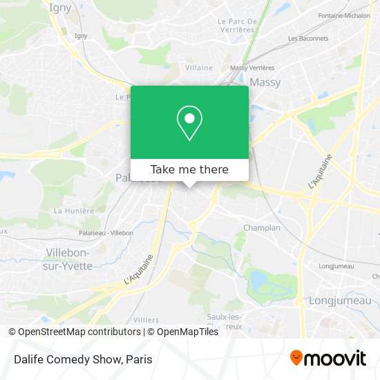 Dalife Comedy Show map