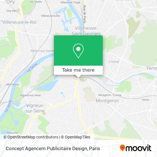 Concept Agencem Publicitaire Design map