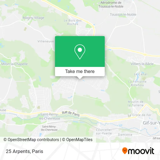 25 Arpents map
