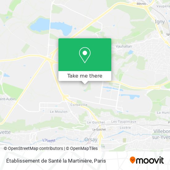 Établissement de Santé la Martinière map