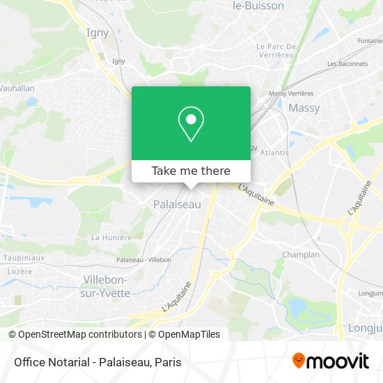 Office Notarial - Palaiseau map