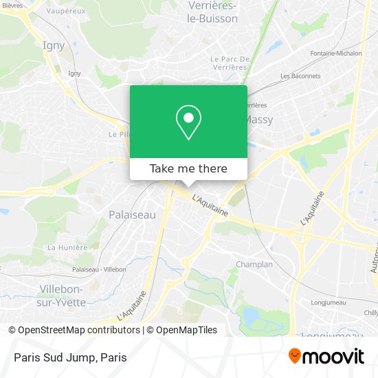 Mapa Paris Sud Jump