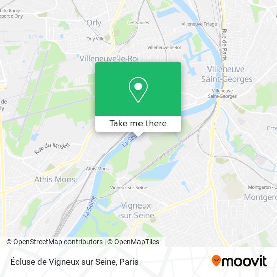 Mapa Écluse de Vigneux sur Seine