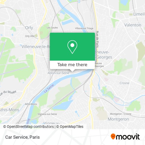 Car Service map