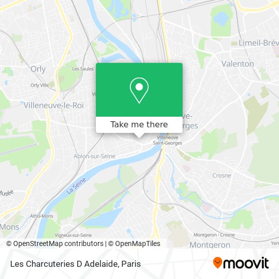Mapa Les Charcuteries D Adelaide