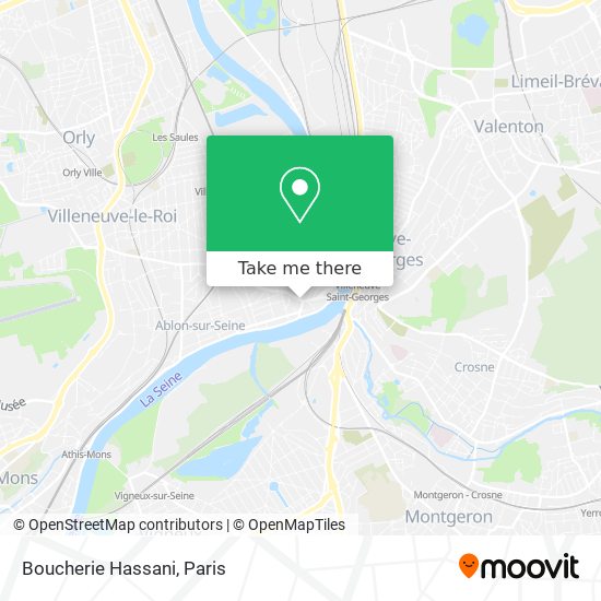 Mapa Boucherie Hassani