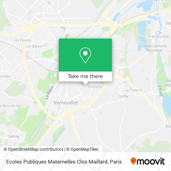Ecoles Publiques Maternelles Clos Maillard map