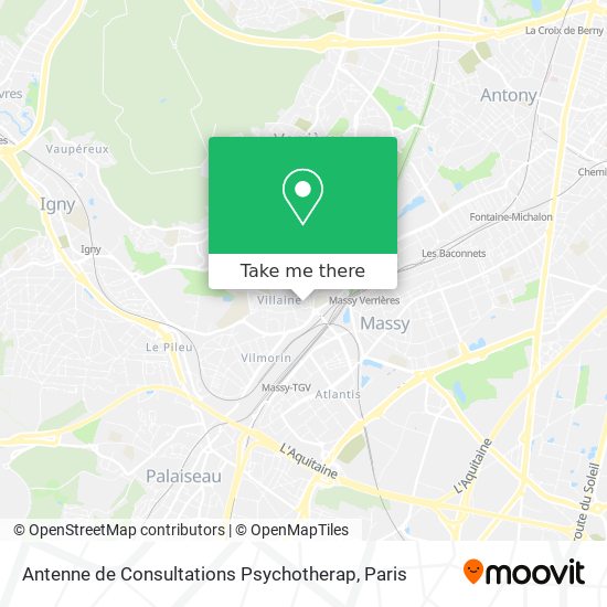 Mapa Antenne de Consultations Psychotherap