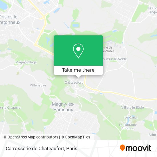 Carrosserie de Chateaufort map